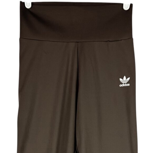 NWOT Adidas Women's Brown Stretch Logo Skinny High-Waisted Leggings Size Small - Picture 3 of 10